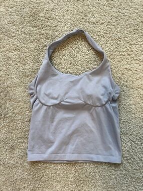 Gymshark Lavender Halter Tank Top